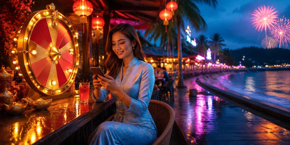 Pemain Malaysia bermain roulette kasino dalam talian di Langkawi