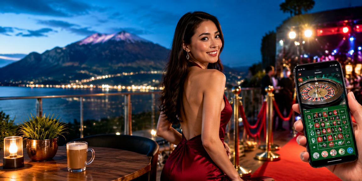 Pemain menggunakan telefon untuk promosi kasino linetogel di Sabah